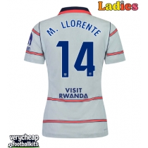 Atletico Madrid Marcos Llorente #14 Replica Third Shirt Ladies 2026-27 Short Sleeve